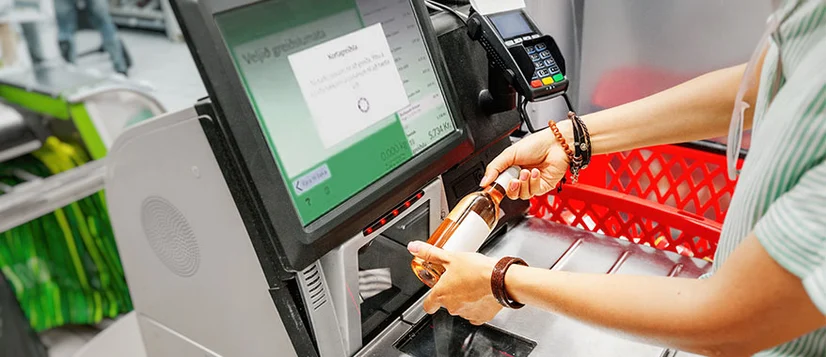 Self-checkout interface